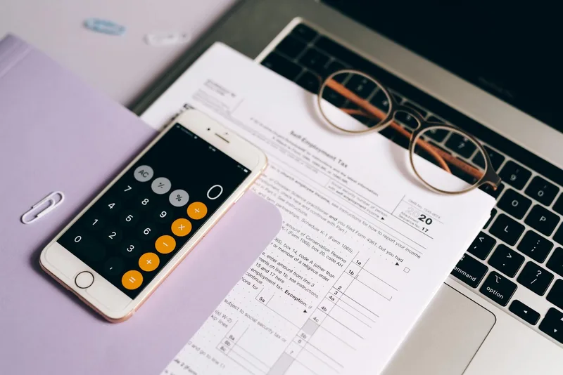 Online income tax filing via the MyTax portal on a laptop
